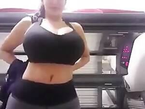 indian gf big tits - Indian girlfriend demonstrating big boob in a restaurant. on XNXX Porn Video