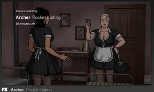 Archer Maid - So, for some background, Lana is like a bad-ass hot secret spy and Pam is  the HR person for the secret spy agency, and she is a shockingly hardcore  bad ass ...