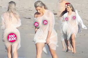 naked kim kardashian at beach - Kim Kardashian | Radar Online