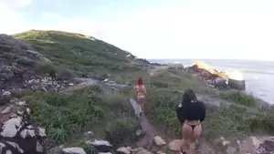 Handjob At Beach - wife walking on beach giving handjob Porn Videos - SxyPrn