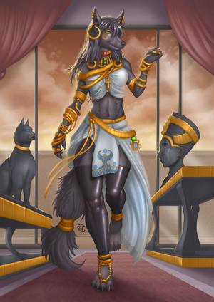 Egyptian Female Anubis Furry Porn - Click to change the View