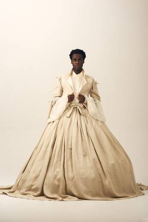 Hoop Skirt Porn - Billy Porter approved gender neutral wedding outfit. Courtsey of Queera  Wang VOL I; designed by Curtis Cassell, 2021 [930x1393] : r/fashionporn