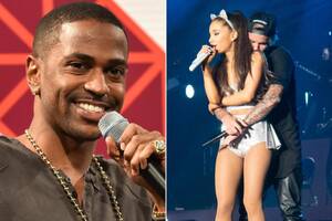 Ariana Grande Nude Porn - Big Sean is actually totally cool with Bieber getting handsy with Ariana  Grande | Page Six