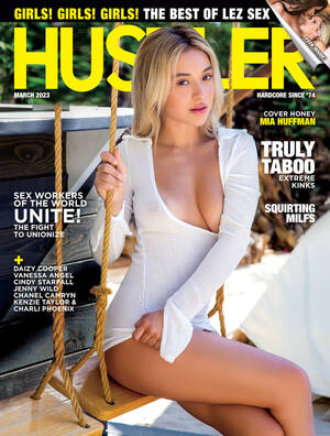 Hustler Hardcore Lesbian - Hustler Magazine Releases March Issue Featuring Mia Huffman - XBIZ.com