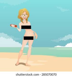 girls nudism naturism hd art - Naked Censored: Over 451 Royalty-Free Licensable Stock Illustrations &  Drawings | Shutterstock