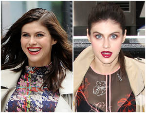 Alexandra Daddario Look Alike Porn - Miss Alexandra took the opportunity of some blustery late spring NYC  weather to work a little coat porn into her promo tour wardrobe.