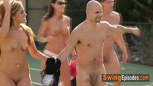 adult naked swingers - Naked swingers are loving their wild outdoor parties full of softcore sex.  - XVIDEOS.COM