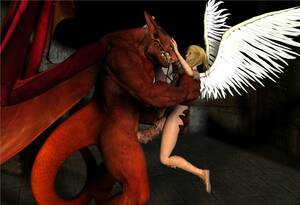 Demoness 3d Tiny Porn - Huge 3D demon violates sexually a petite angel with great tits at  Hd3dMonsterSex.com
