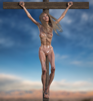 naked girl crucified in arena - Rule34 - If it exists, there is porn of it / / 3802552