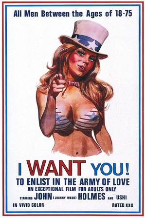 cartoon porn posters - Vintage Porn Poster: I Want You!, 1970