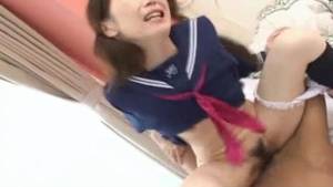 japanese deep fuck - Japanese babe gets a hard, deep fucking Uncensored
