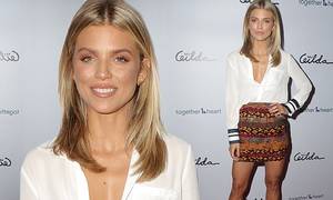 Nicole Ray Schoolgirl Porn - AnnaLynne McCord kicks off 31st birthday festivities at West Hollywood art  exhibition King & Queens | Daily Mail Online