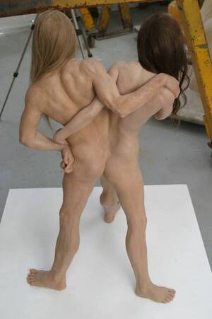 Conjoined Twins Porn - You can buy a nude statue of Jolie and Pitt as conjoined twins for $6000 -  NZ Herald