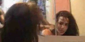 interracial bathroom fuck - Hot interracial teens fuck in parents bathroom on cam