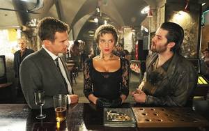 Amber Heard Sex Drive - Amber Heard with Theo James and Jim Sturgess in London Fields