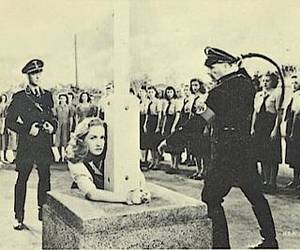Bondage Nazi Porn - public whipping of a girl in the hitler youth