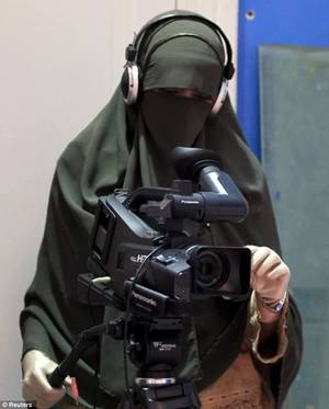 Niqab Porn - egyptian ladies tv studio / Capital B. for Bullshit. #burqa-porn
