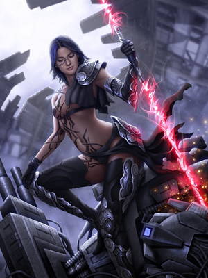 Girl Characters Porn - Lazer Sword Sci-Fi Porn Star, Tek Tan