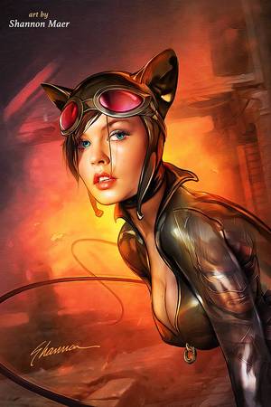 Batman And Catwoman Porn Queen Healey - sexysexyart: â€œ Catwoman - Skin Tutorial - Batman - DC Comics by Shannon  Maer â€