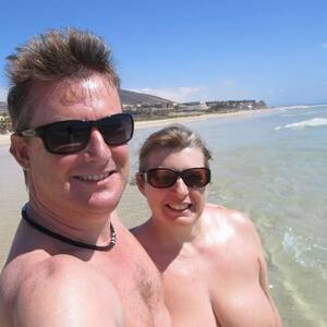 friends on the beach nude - We're a naturist couple - our neighbours are used to seeing us naked every  single day' - Mirror Online
