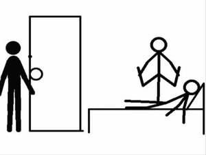 cartoon sex diagram - Stick Figures Sex