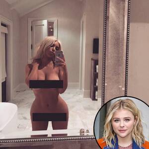 Chloe Moretz Porn You - ChloÃ« G. Moretz Defends Her Tweets About Kim K.'s Nude Selfie
