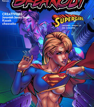Lesbian Superheroine Comic - Breakout 2 - Supergirl Cartoon Porn Comic - HD Porn Comix