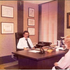 1970s Secretary - 1975: Photo of Coleman's law office on Wilshire Boulevard