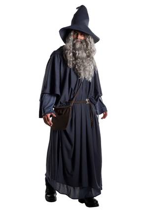 godzilla costumes - Adult Premium Gandalf Costume