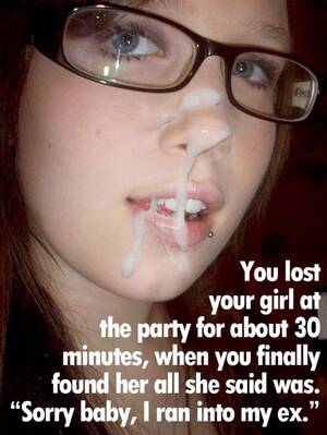 Glasses Porn Cum Captions - Cheating With Ex Cum Caltions