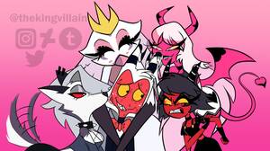 Harem Sex Porn - Moxxie's harem troubles. (Bythekingvillian, source in comments) :  r/HelluvaBoss