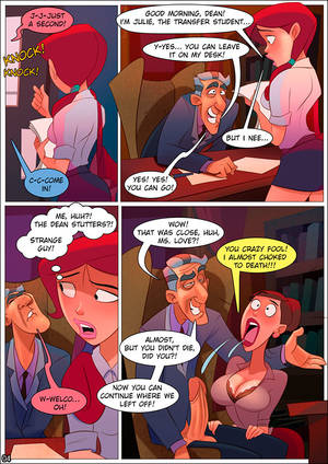 College Cartoon Porn Comics - ... College Perverts - The first day of class - page 4 ...
