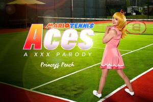 Mario Tennis Porn - Mario Tennis Aces: Princess Peach A XXX Parody - VR Cosplay Porn Video |  VRCosplayX