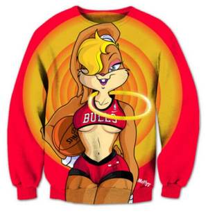 Lola Bunny Fucking Bull - New Fashion Mens/Womens Cartoon Lola Bunny Funny Print Casual Sweatshirt