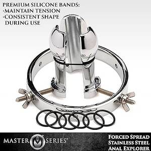 free forced anal fisting - Amazon.com: MASTER SERIES Forced Spread Anal Explorer Made with Nickel-Free  Stainless Steel for Men, Women & Couples, Smooth Tapered Plug for Easy  Insertion, Large Enough for Fisting. 8 Piece Set - Silver. :