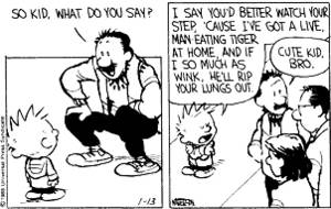Calvin And Hobbes Babysitter Porn - Via Bill Watterson Screw Obama, can we see Bro's birth certificate instead?