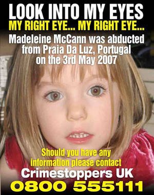 Madeleine Mccann Abduction Porn - But, what has always puzzled me is the complete control of the media the  case of Madeleine McCann has always had. That is not to say it shouldn't,  ...