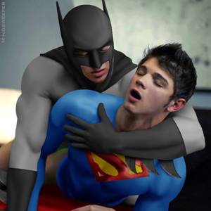 Male Cosplay Gay Porn - Batman Y Superman Version Porno