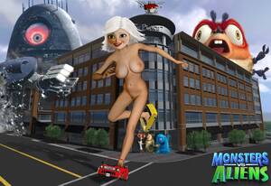 Monsters Vs. Aliens Porn - 3D busty Susan Murphy cartoon â€“ Ginormica Hentai