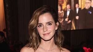 extreme interracial emma watson - Emma Watson Is Toned All Over Rocking A Naked Dress In Oscars Pics