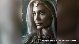 Angelina Jolie Real Blowjob - Angelina Jolie on playing Thena in 'Eternals' - Daily 24x7 News