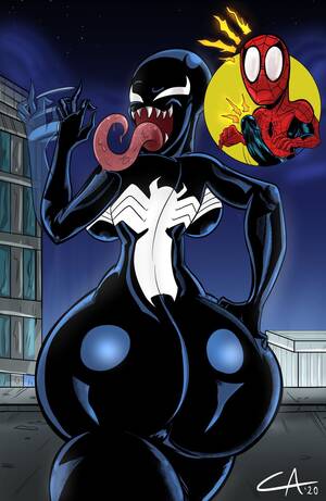 Animated Spider Porn - Thicc-Venom - Ameizing Lewds (Spider-Man) - Porn Cartoon Comics