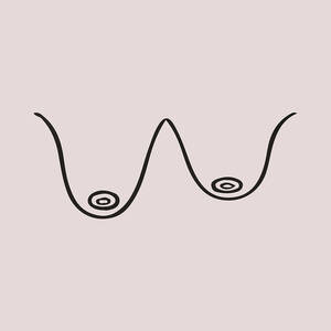 home nudist tits - Boobs tits nude line art funny woman abstract breast drawing trendy poster  wall art home decor 2/10 Drawing by Mounir Khalfouf - Fine Art America
