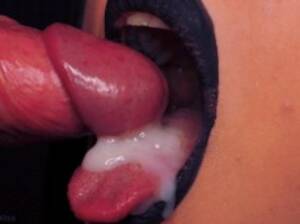 black lip cum - Black Lipstick Cum Porn GIFs | Pornhub