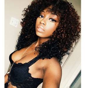 dark skinned interracial - Geri curl black girl in a black halter top