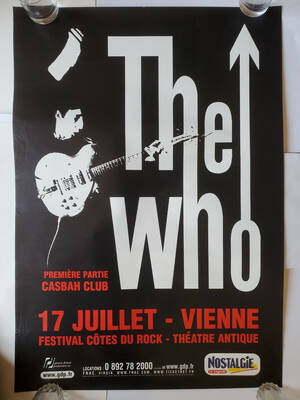 Girlsdoporn E193 - The Who Original Iconic Gorgeous Vienna AOR BG FD Concert Poster | eBay