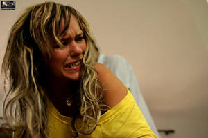 blonde otk spanking - Sexy blonde crying from a good otk spanking - XXX Dessert - Picture 7