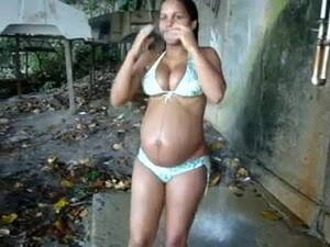 brazilian pregnant teen - Brazilian Pregnant Babe | xHamster