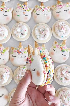 Lil Cupcake Porn - Unicorn Macarons