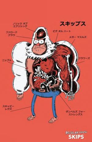 Adventure Time Regular Show Porn - Regular Show: Skips cover by Jimmy Giegerich